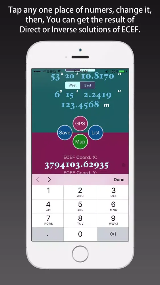 ECEF Coordinate Converter - between LLH and XYZ Screenshots