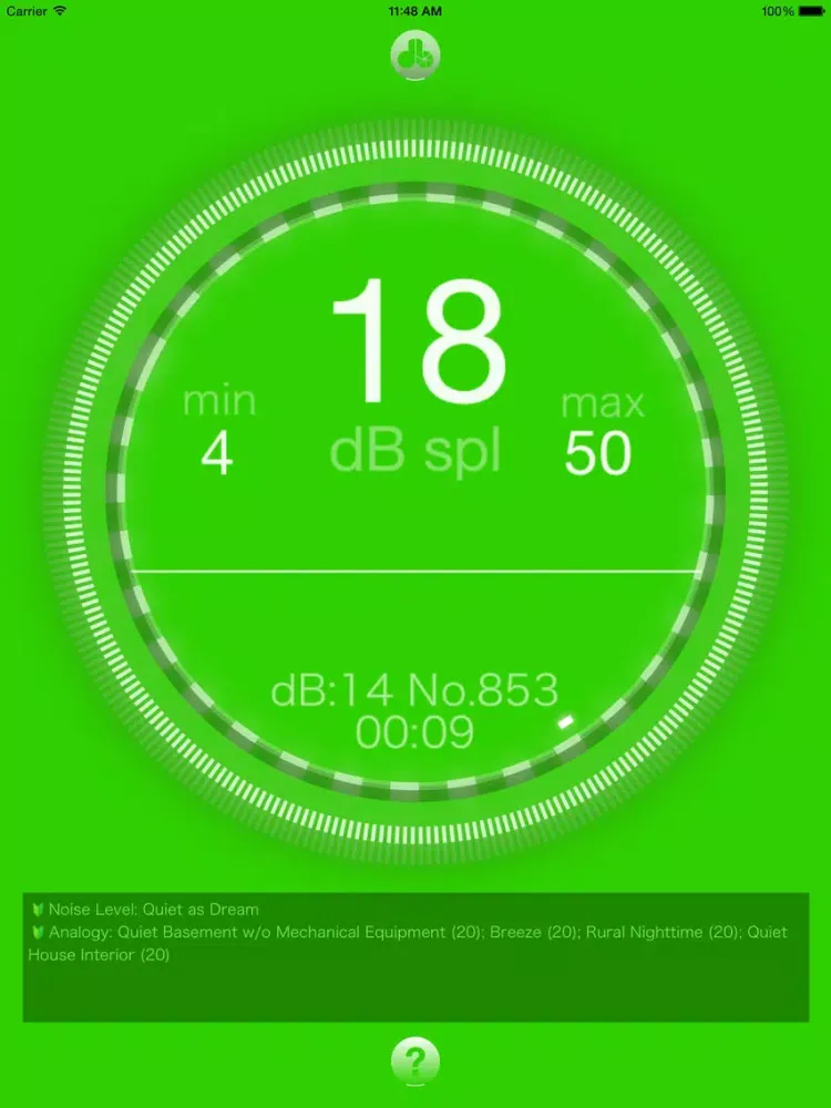 Noise-meter - dB-meter, Decibel Meter, Sound Level Meter, Measure the sound around you easily iPad  स्क्रीनशॉट