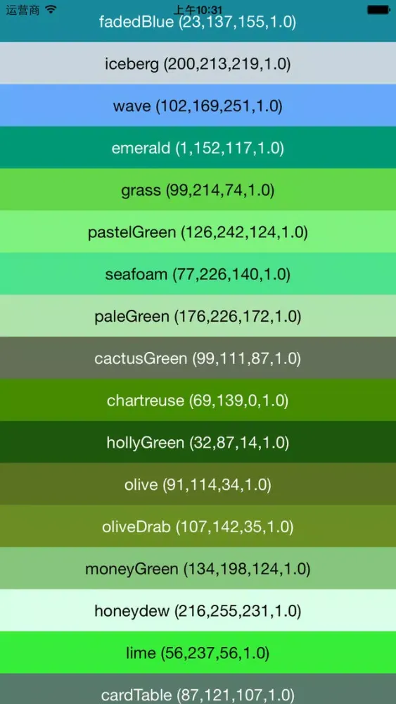 RGB Converter - RGBa to HEX, CMYK, HSV, HSL, XYZ应用截图