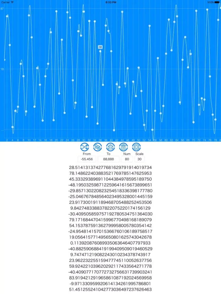RndNumGen - Uniform Distribution Random Number Generator iPad  Screenshots