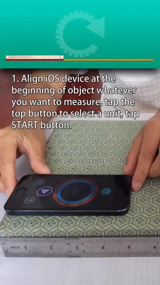Скриншоты Rolling Ruler - Measure Length Easily