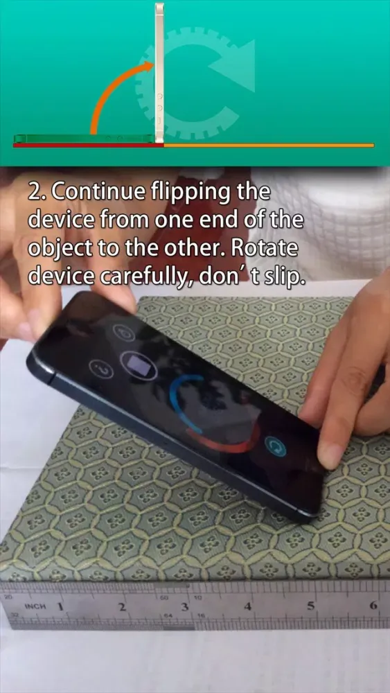 Скриншоты Rolling Ruler - Measure Length Easily