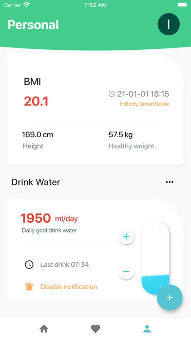 Screenshot di Calories: Eat Clean Diet Track
