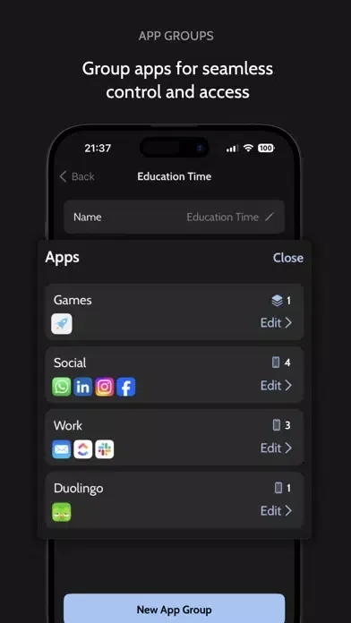 FocusHog: Screen Time Partner Ekran Görüntüleri