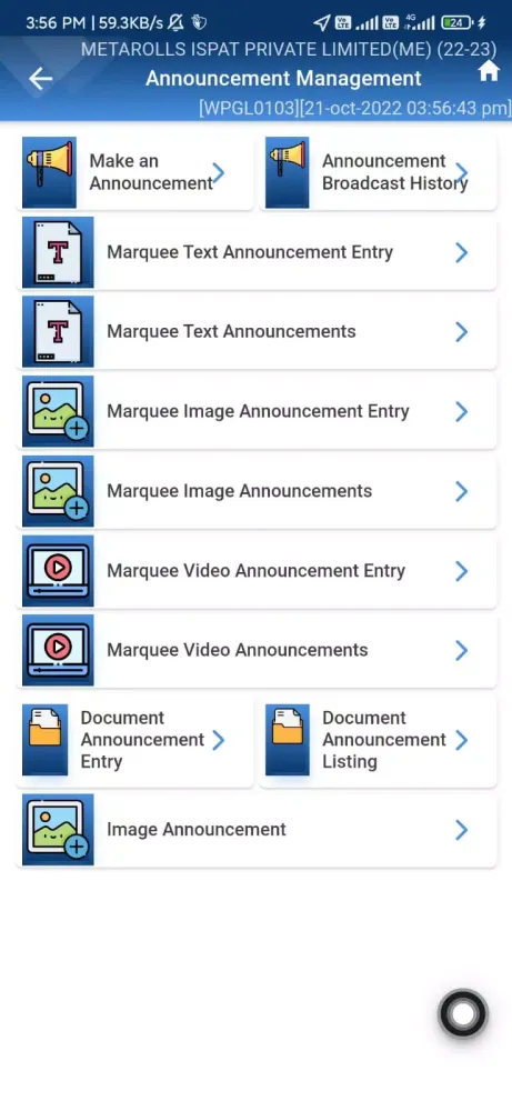 META CRM Screenshots