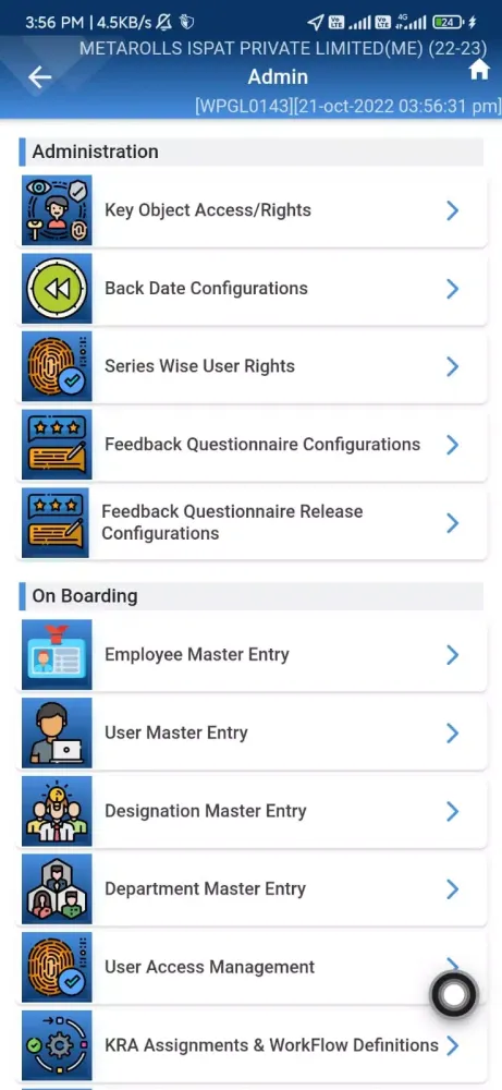 META CRM Screenshots