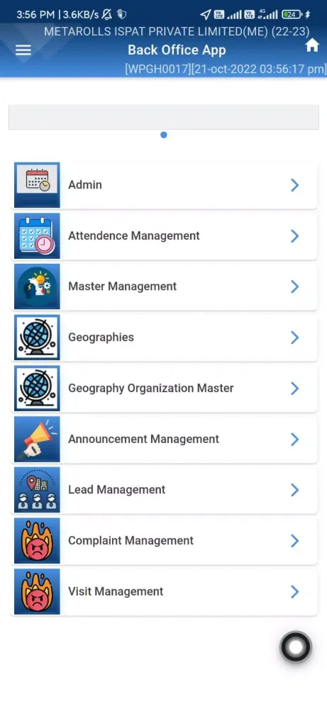 META CRM Screenshots