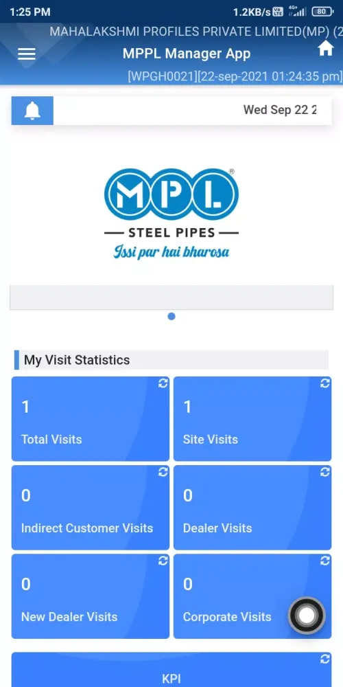 Captures d'écran de MPL CRM