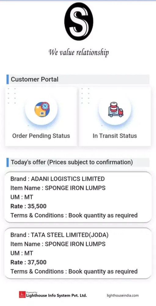 Sponge Sales India Screenshots