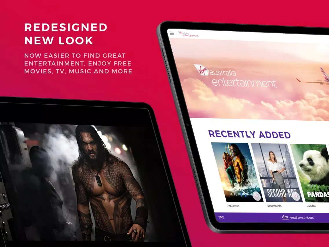 Captures d'écran de Virgin Australia Entertain.HD iPad 