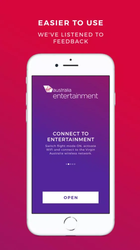 Captures d'écran de Virgin Australia Entertain.HD