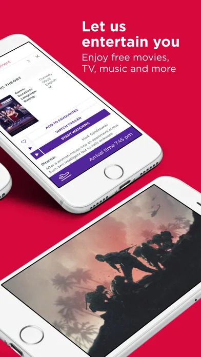 Capturas de pantalla de Virgin Australia entertainment