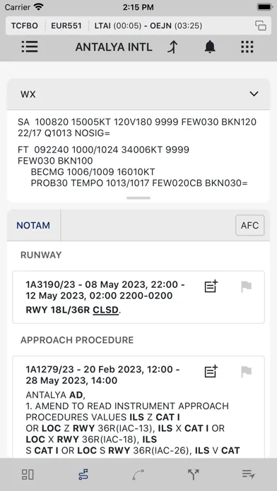 Lido mBriefing Screenshots