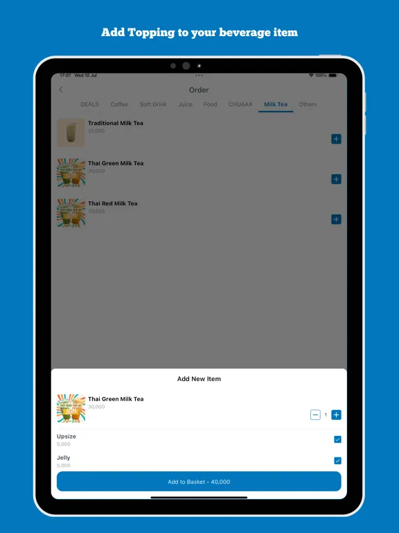 Tangkapan skrin iTep Pro - F&B Management iPad 