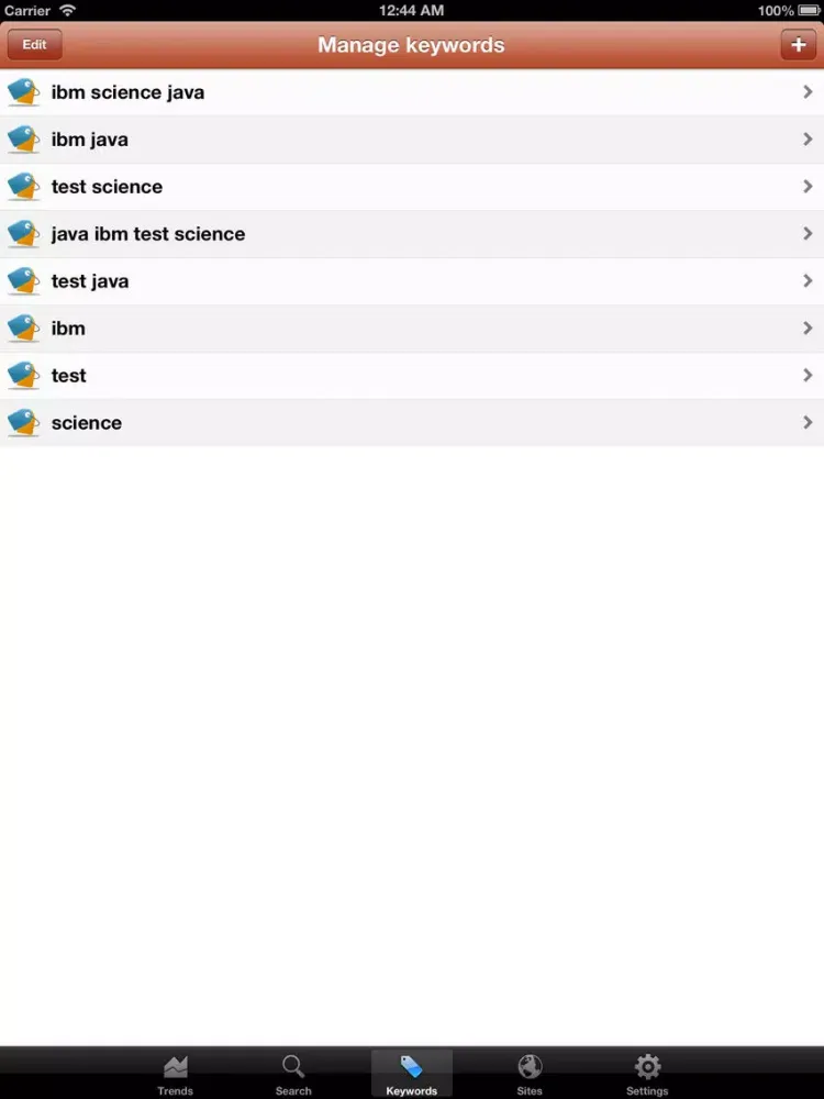 Tangkapan skrin Search Ranking Checker - Keyword Tool for SEO iPad 