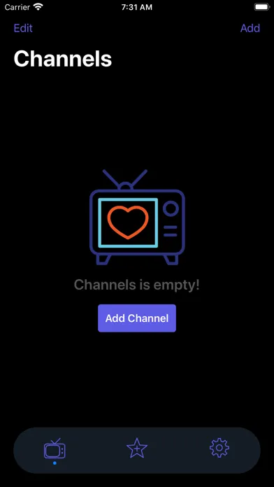Tangkapan layar IPTV - Watch now