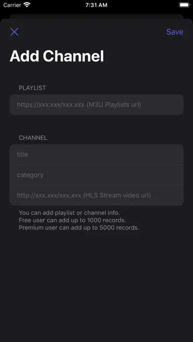Tangkapan layar IPTV - Watch now