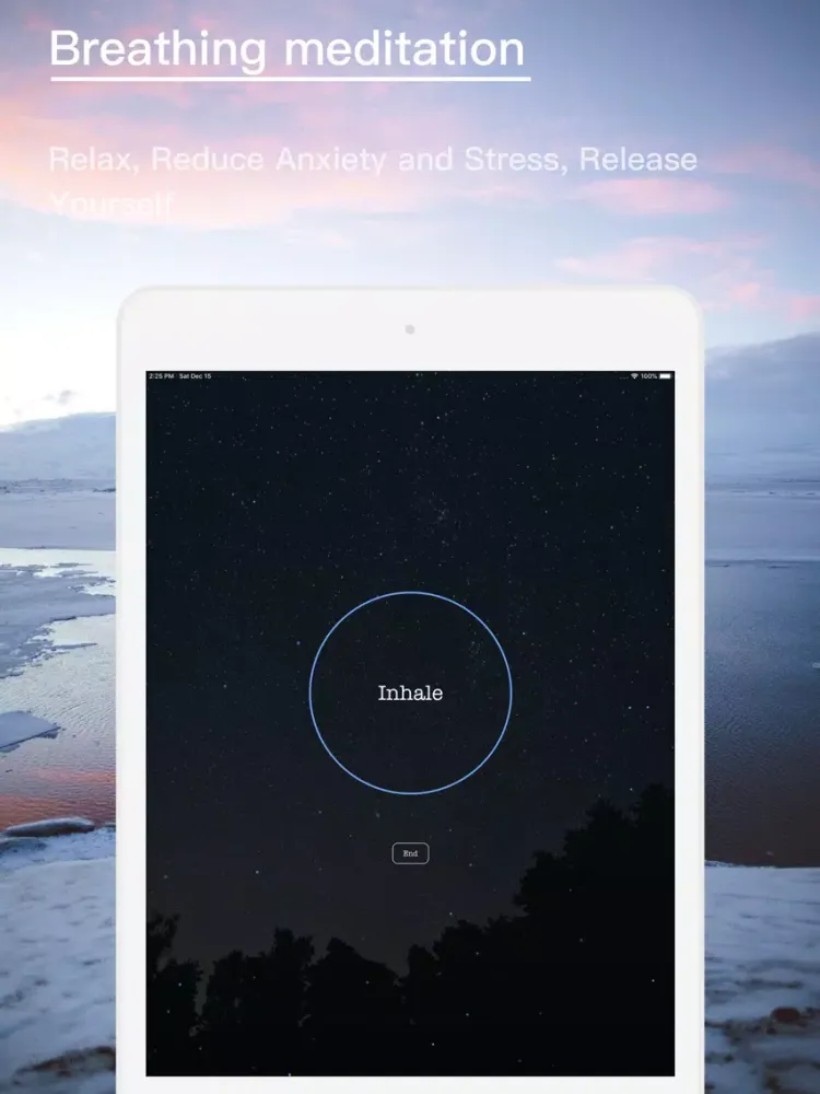 Meditation - white noise iPad 应用截图