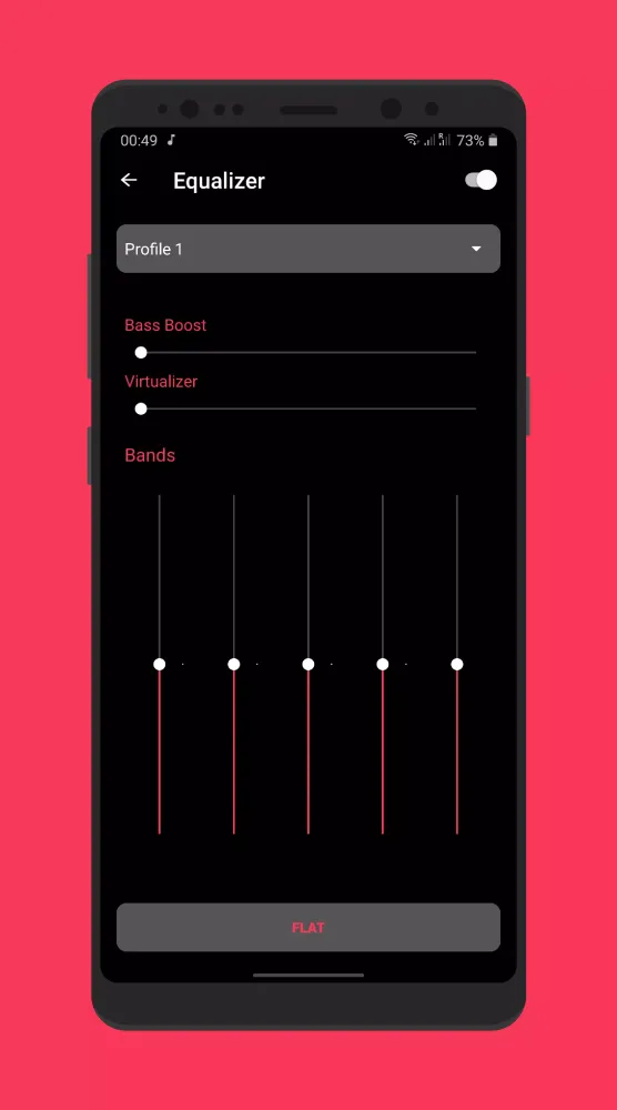 Tangkapan skrin Heart Music player