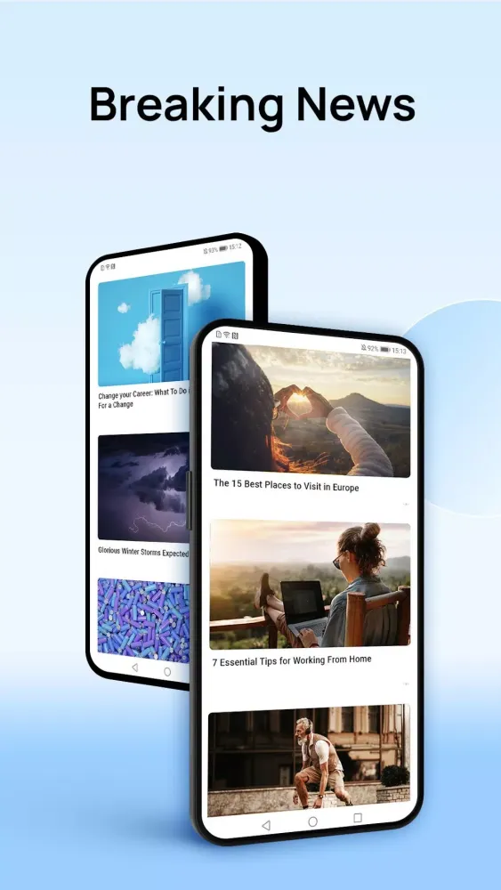 Tangkapan skrin Lia browser Superfast Browser