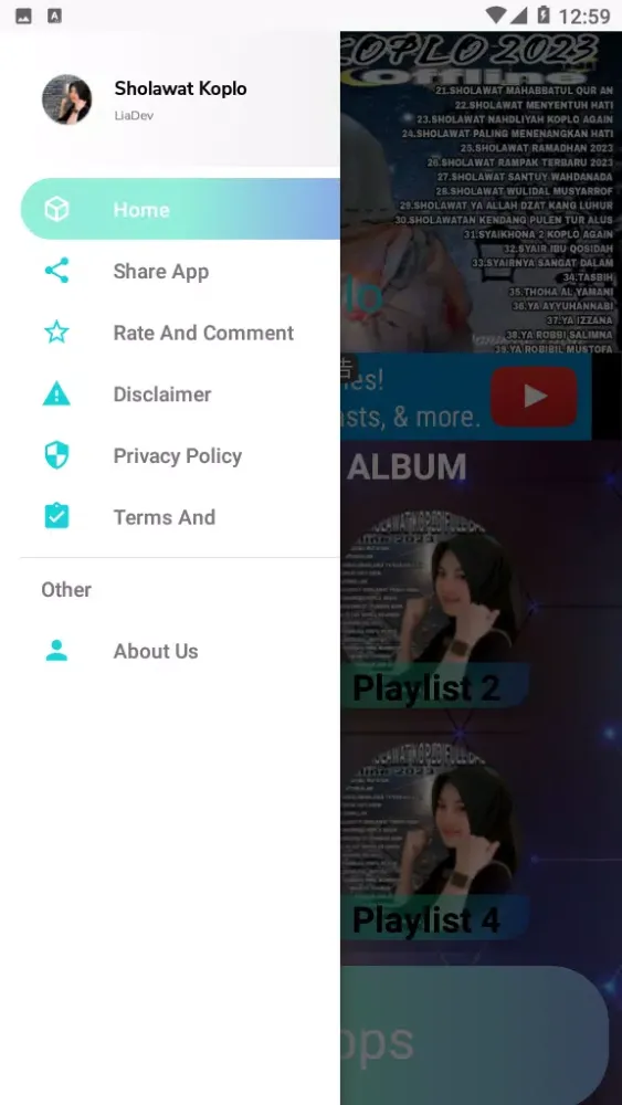 Capturas de pantalla de Sholawat Koplo Viral 2025 Mp3