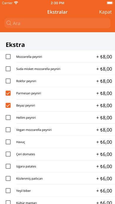 Ginger Pizza | Online Sipariş Screenshots
