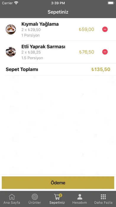 Ảnh chụp màn hình của Kayseri Mutfağı