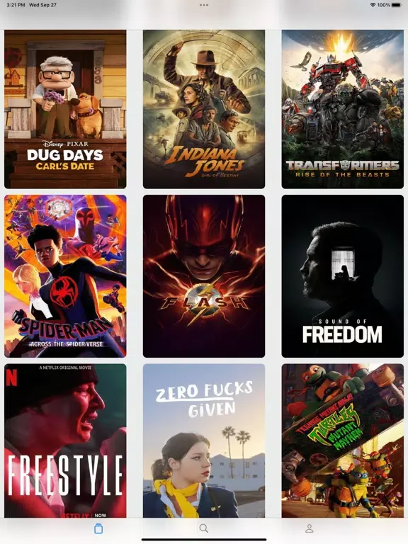Zrzuty ekranu 123Movies : Movies Recommender iPad 