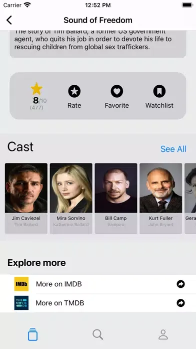 Zrzuty ekranu 123Movies : Movies Recommender
