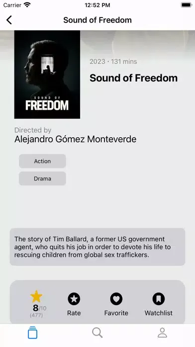 Zrzuty ekranu 123Movies : Movies Recommender