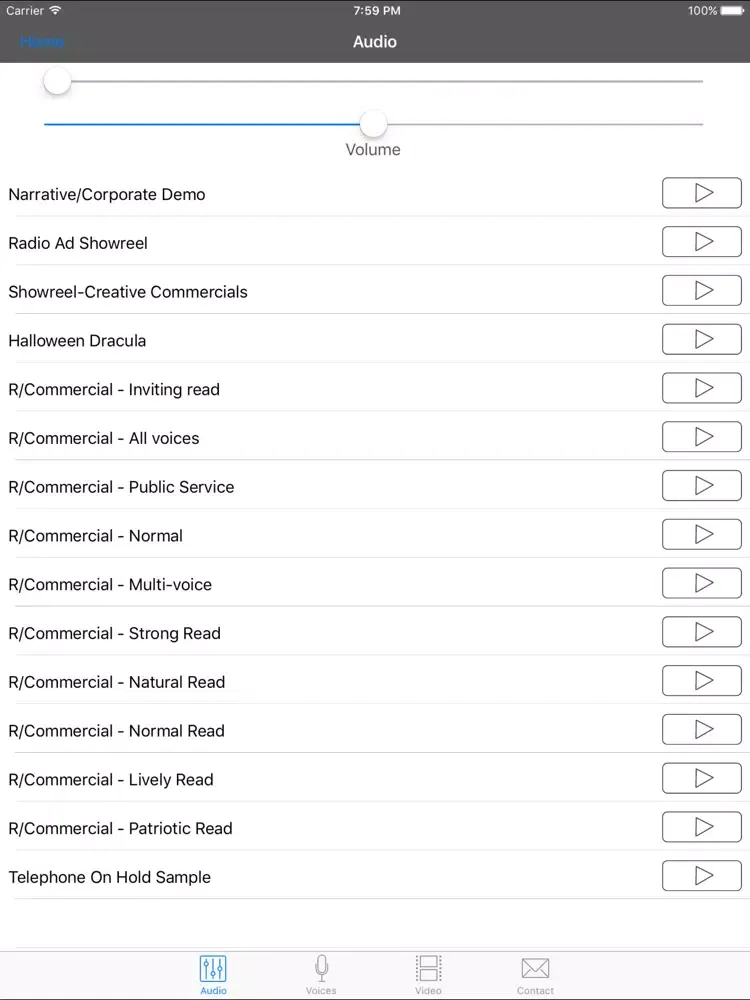 Irish voice over - Liam Quigley iPad 应用截图