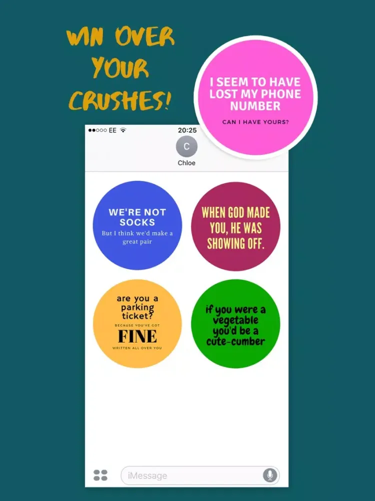 Cheesy Pick Up Lines iPad  Ekran Görüntüleri