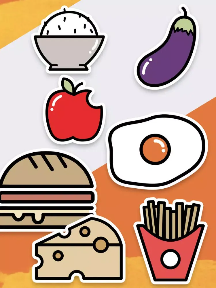 Fun Food Sticker Pack iPad  スクリーンショット