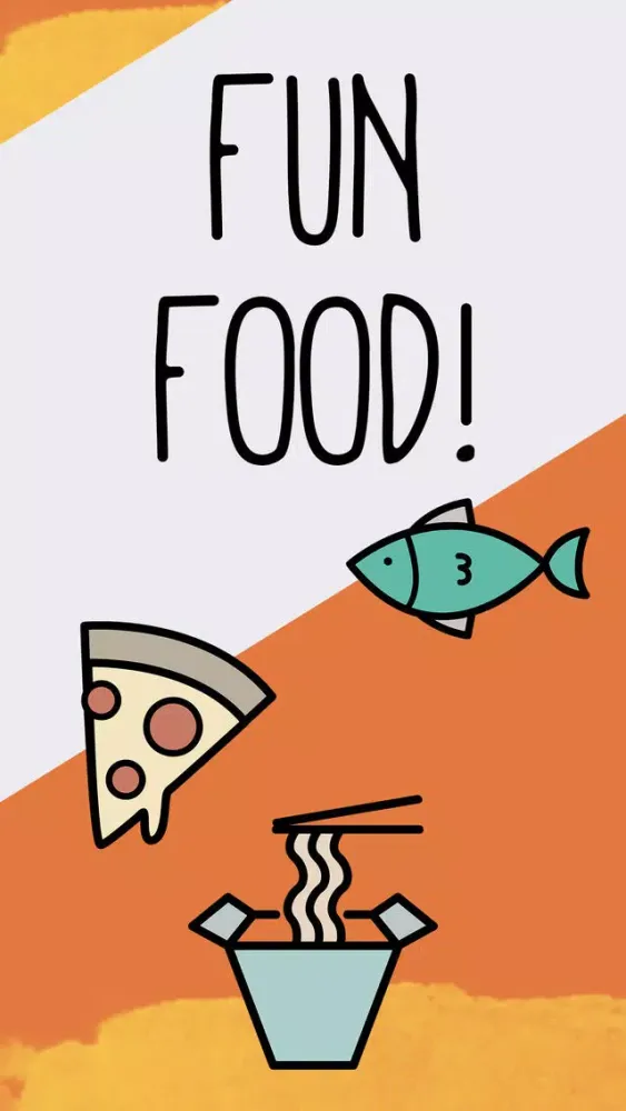 Fun Food Sticker Pack スクリーンショット