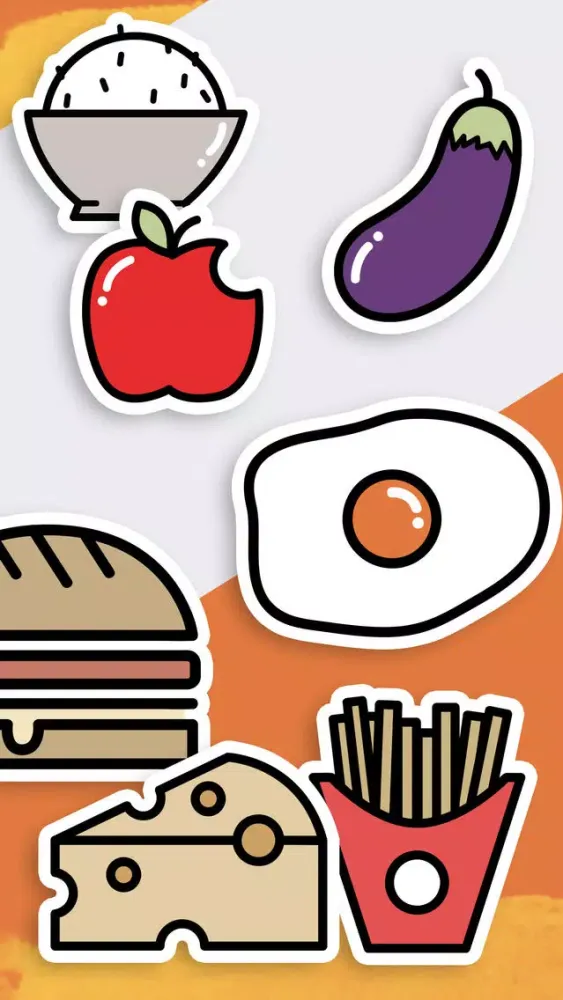 Fun Food Sticker Pack スクリーンショット