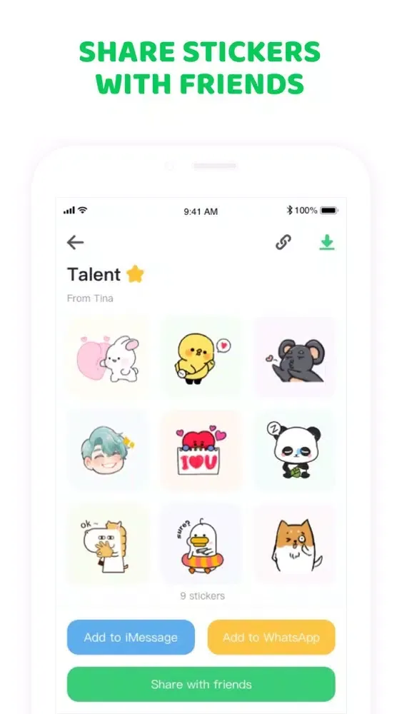 Screenshot di Sticker Maker 〇
