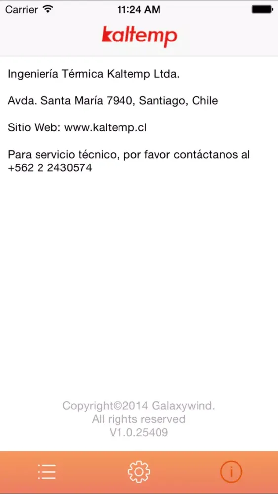 Capturas de pantalla de Kaltemp
