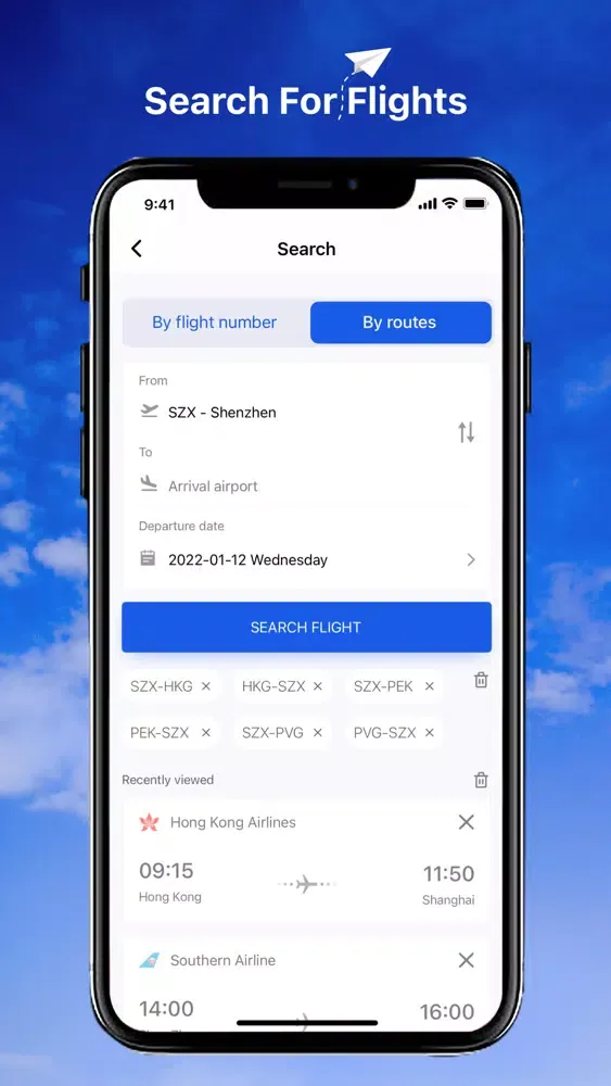 Capturas de tela do Flight Tracker Master