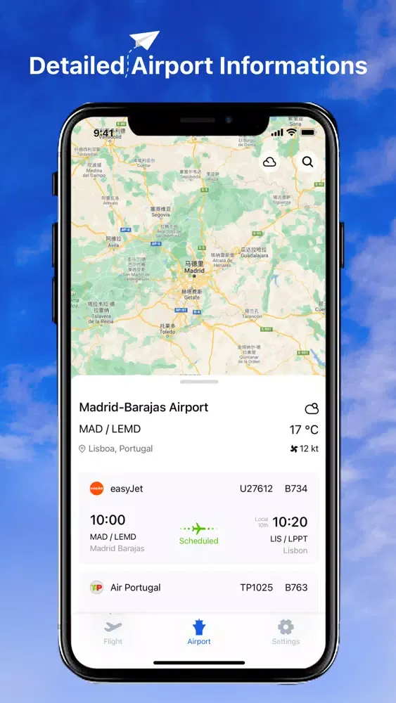 Capturas de tela do Flight Tracker Master