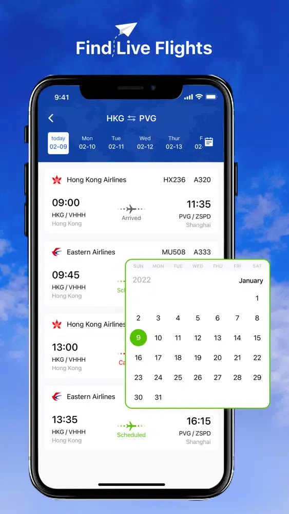 Capturas de tela do Flight Tracker Master