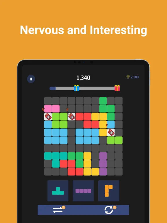 Capturas de pantalla de 10×10!Color Block Puzzle Games iPad 
