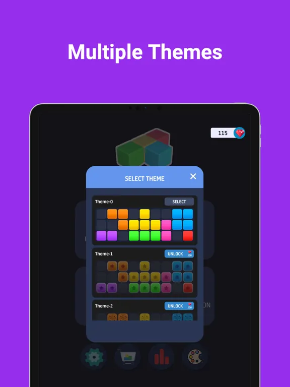 Capturas de pantalla de 10×10!Color Block Puzzle Games iPad 
