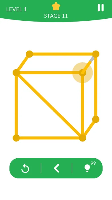 1LINE one-stroke puzzles سکرین شاٹس