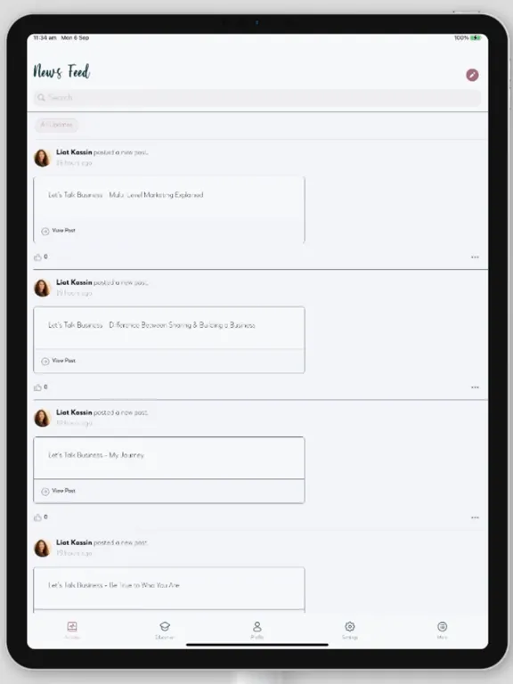 Tangkapan layar Essentially Everything iPad 