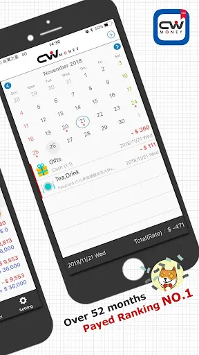 CWMoney EX  Expense Track应用截图