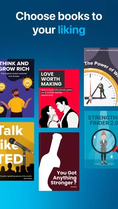 Tangkapan skrin Liba: Read Book Summaries