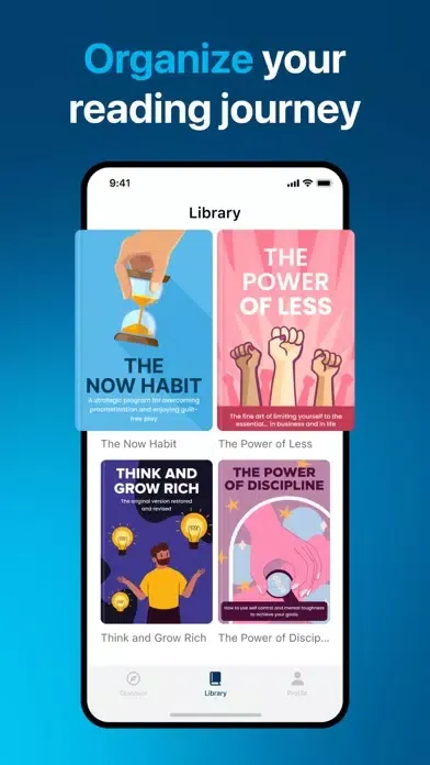 Tangkapan skrin Liba: Read Book Summaries