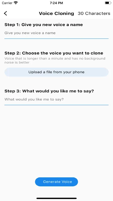 Voice Cloning-AI Voice Cloning Screenshots