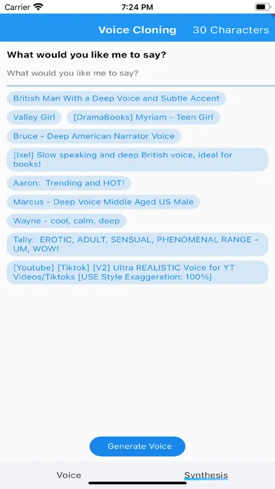 Voice Cloning-AI Voice Cloning Screenshots
