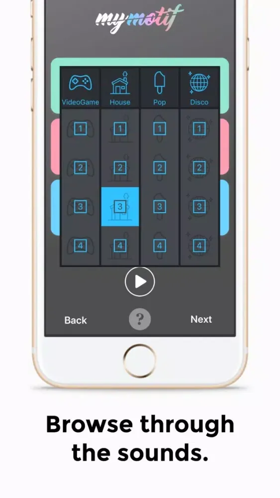 MyMotif - Music Maker スクリーンショット